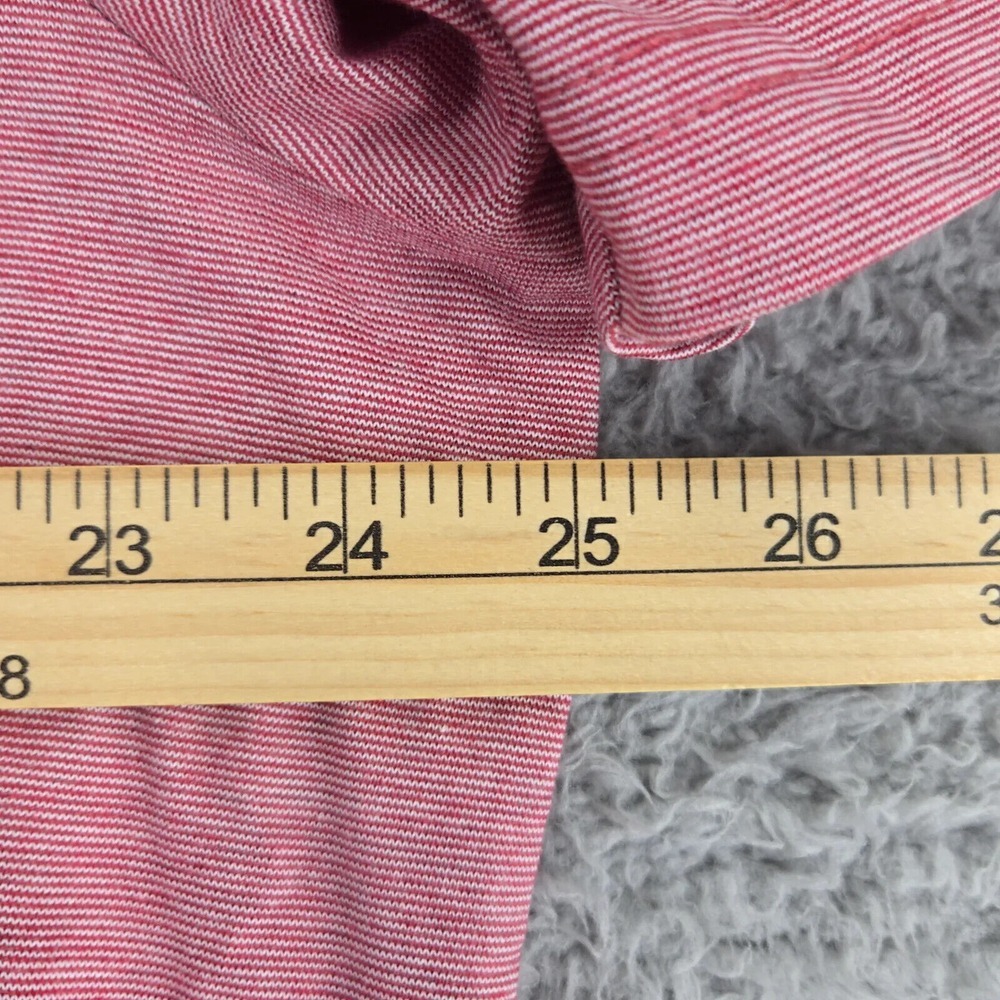 Travis Mathew Shirt Mens XXL Pink Heather Performance Golf‎ Polo Short Sleeve - Picture 15 of 15